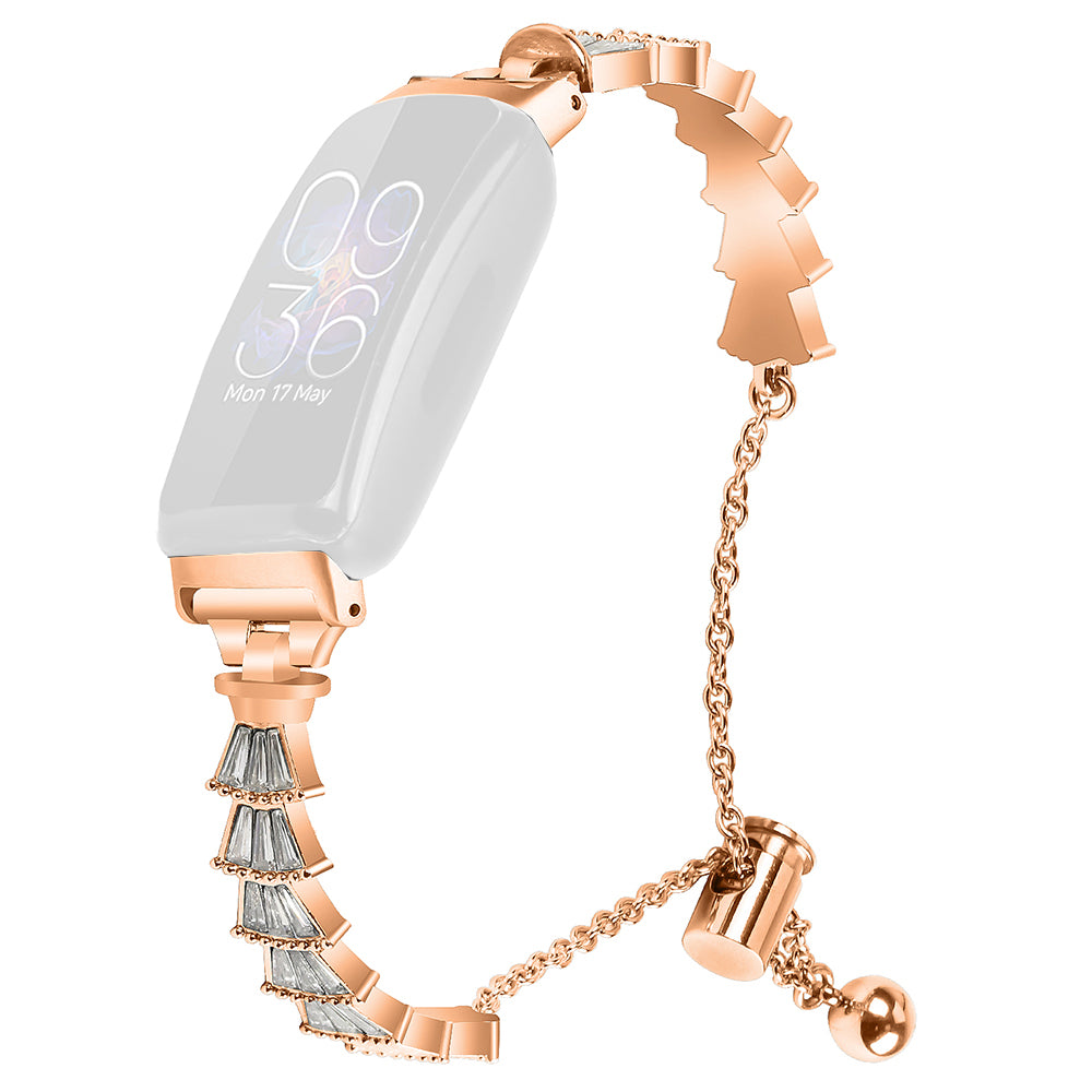 For Fitbit Inspire Inspire HR Inspire 2 Metal Watch Band Sliding Jewelry Bracelet Strap with Rhinestones For Fitbit Inspire Inspire HR Inspire 2 Metal Watch Band Sliding Jewelry Bracelet Strap with Rhinestones
